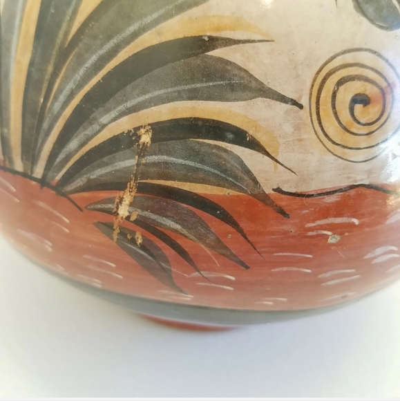 VTG Mid Century Modern Vase Studio Art Pottery Vase Midwestern Bird Decor Boho - Picture 11 of 12